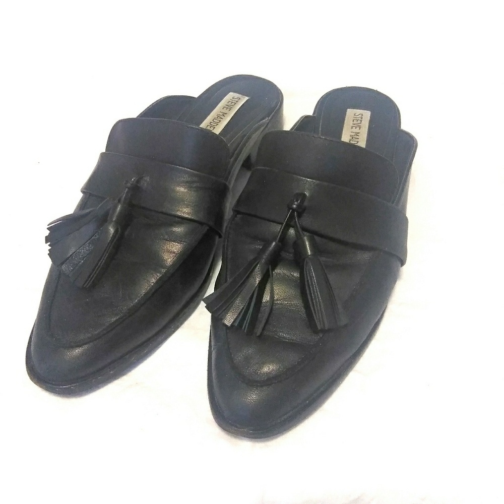 Steve Madden Magen Loafer Mules with Tassels